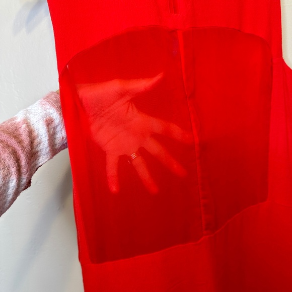 J Brand | Mina Dress Masai Masa V-Neck Side Hip Pockets Asymmetrical Mini Dress - Picture 11 of 16